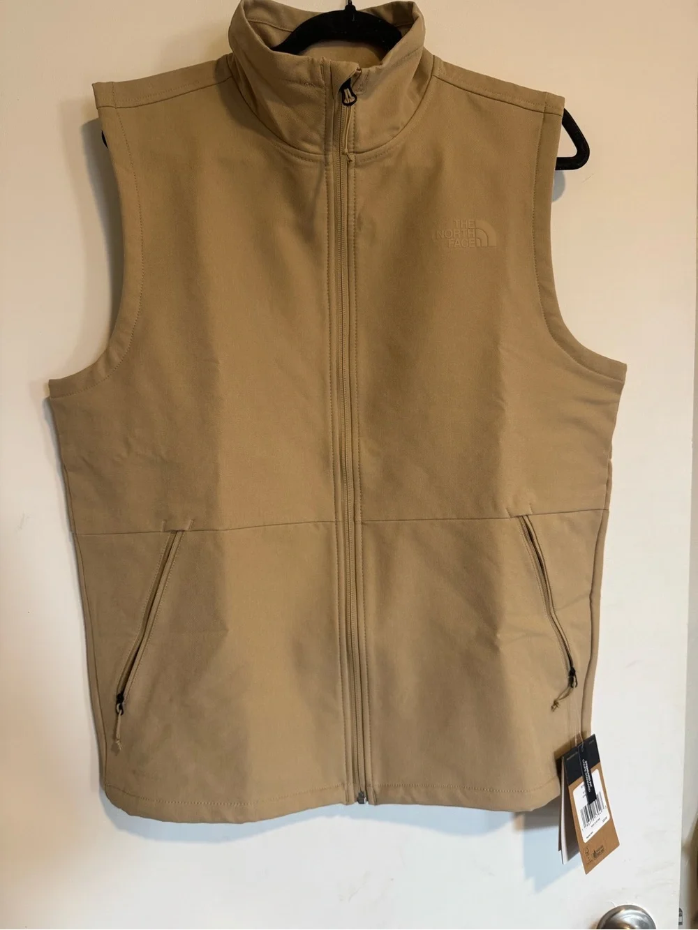 The North Face Camden Soft Shell Vest Khaki Stone Men’s M NWT